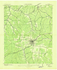 Kimmins Tennessee Historical topographic map, 1:24000 scale, 7.5 X 7.5 Minute, Year 1936