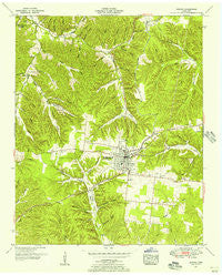 Kimmins Tennessee Historical topographic map, 1:24000 scale, 7.5 X 7.5 Minute, Year 1951
