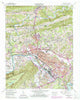Kingsport Tennessee Historical topographic map, 1:24000 scale, 7.5 X 7.5 Minute, Year 1959