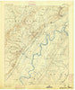 Kingston Tennessee Historical topographic map, 1:125000 scale, 30 X 30 Minute, Year 1891