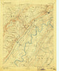 Kingston Tennessee Historical topographic map, 1:125000 scale, 30 X 30 Minute, Year 1893