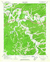 Kingston Springs Tennessee Historical topographic map, 1:24000 scale, 7.5 X 7.5 Minute, Year 1966