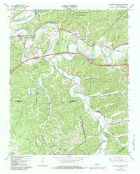 Kingston Springs Tennessee Historical topographic map, 1:24000 scale, 7.5 X 7.5 Minute, Year 1966