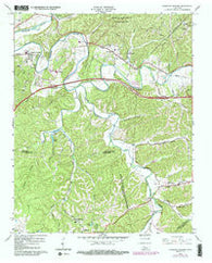 Kingston Springs Tennessee Historical topographic map, 1:24000 scale, 7.5 X 7.5 Minute, Year 1966