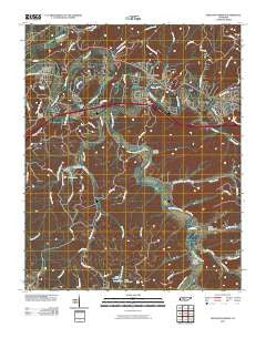 Kingston Springs Tennessee Historical topographic map, 1:24000 scale, 7.5 X 7.5 Minute, Year 2010
