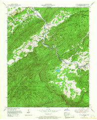 Kinzel Springs Tennessee Historical topographic map, 1:24000 scale, 7.5 X 7.5 Minute, Year 1953