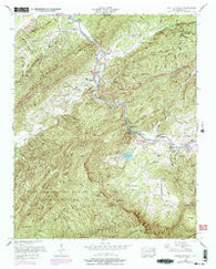 Kinzel Springs Tennessee Historical topographic map, 1:24000 scale, 7.5 X 7.5 Minute, Year 1953