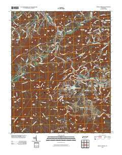Kinzel Springs Tennessee Historical topographic map, 1:24000 scale, 7.5 X 7.5 Minute, Year 2010