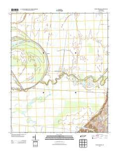 Knob Creek Tennessee Historical topographic map, 1:24000 scale, 7.5 X 7.5 Minute, Year 2013