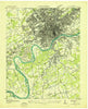 Knoxville Tennessee Historical topographic map, 1:24000 scale, 7.5 X 7.5 Minute, Year 1936