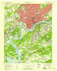 Knoxville Tennessee Historical topographic map, 1:24000 scale, 7.5 X 7.5 Minute, Year 1953