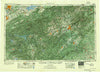 Knoxville Tennessee Historical topographic map, 1:250000 scale, 1 X 2 Degree, Year 1955