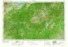 Knoxville Tennessee Historical topographic map, 1:250000 scale, 1 X 2 Degree, Year 1957
