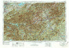 Knoxville Tennessee Historical topographic map, 1:250000 scale, 1 X 2 Degree, Year 1957