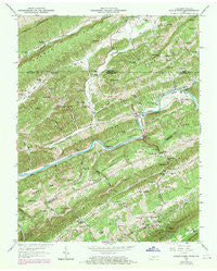 Kyles Ford Tennessee Historical topographic map, 1:24000 scale, 7.5 X 7.5 Minute, Year 1969