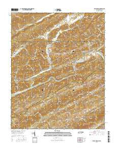 Kyles Ford Tennessee Current topographic map, 1:24000 scale, 7.5 X 7.5 Minute, Year 2016