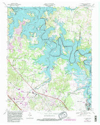 La Vergne Tennessee Historical topographic map, 1:24000 scale, 7.5 X 7.5 Minute, Year 1968