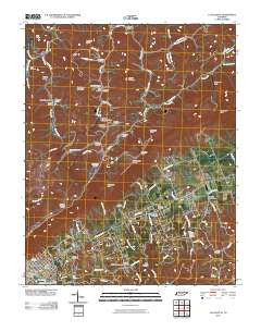 La Follette Tennessee Historical topographic map, 1:24000 scale, 7.5 X 7.5 Minute, Year 2010