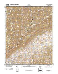 La Follette Tennessee Historical topographic map, 1:24000 scale, 7.5 X 7.5 Minute, Year 2013