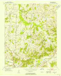 Laconia Tennessee Historical topographic map, 1:24000 scale, 7.5 X 7.5 Minute, Year 1952