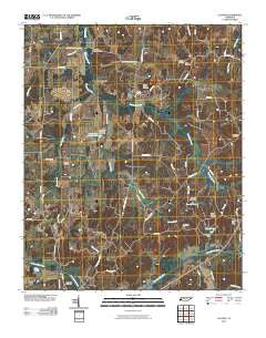 Laconia Tennessee Historical topographic map, 1:24000 scale, 7.5 X 7.5 Minute, Year 2010