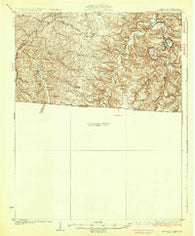 Lafayette Tennessee Historical topographic map, 1:62500 scale, 15 X 15 Minute, Year 1931