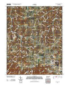 Lafayette Tennessee Historical topographic map, 1:24000 scale, 7.5 X 7.5 Minute, Year 2010