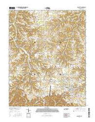 Lafayette Tennessee Current topographic map, 1:24000 scale, 7.5 X 7.5 Minute, Year 2016