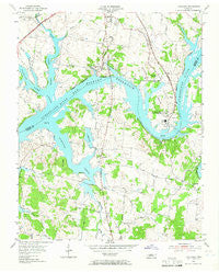 Laguardo Tennessee Historical topographic map, 1:24000 scale, 7.5 X 7.5 Minute, Year 1955