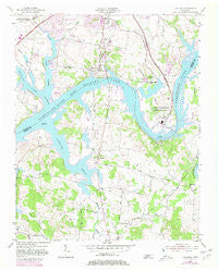 Laguardo Tennessee Historical topographic map, 1:24000 scale, 7.5 X 7.5 Minute, Year 1955