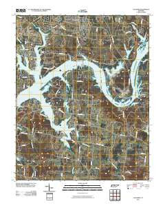 Laguardo Tennessee Historical topographic map, 1:24000 scale, 7.5 X 7.5 Minute, Year 2010
