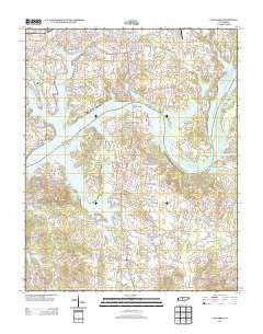Laguardo Tennessee Historical topographic map, 1:24000 scale, 7.5 X 7.5 Minute, Year 2013