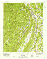 Lake City Tennessee Historical topographic map, 1:24000 scale, 7.5 X 7.5 Minute, Year 1952