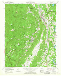 Lake City Tennessee Historical topographic map, 1:24000 scale, 7.5 X 7.5 Minute, Year 1952