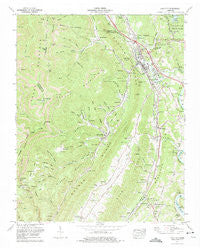 Lake City Tennessee Historical topographic map, 1:24000 scale, 7.5 X 7.5 Minute, Year 1973