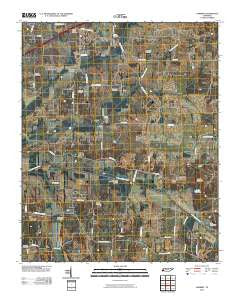 Lambert Tennessee Historical topographic map, 1:24000 scale, 7.5 X 7.5 Minute, Year 2010