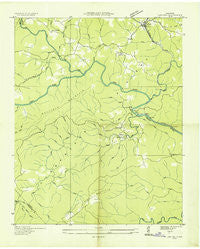 Lancing Tennessee Historical topographic map, 1:24000 scale, 7.5 X 7.5 Minute, Year 1935