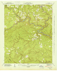 Lancing Tennessee Historical topographic map, 1:24000 scale, 7.5 X 7.5 Minute, Year 1946