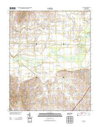 Lane Tennessee Historical topographic map, 1:24000 scale, 7.5 X 7.5 Minute, Year 2013