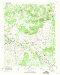 Lascassas Tennessee Historical topographic map, 1:24000 scale, 7.5 X 7.5 Minute, Year 1957