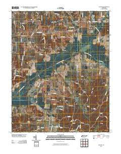 Latham Tennessee Historical topographic map, 1:24000 scale, 7.5 X 7.5 Minute, Year 2010