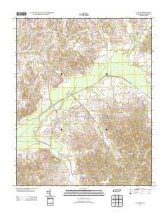 Latham Tennessee Historical topographic map, 1:24000 scale, 7.5 X 7.5 Minute, Year 2013