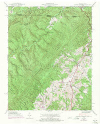 Laurel Bloomery Tennessee Historical topographic map, 1:24000 scale, 7.5 X 7.5 Minute, Year 1938