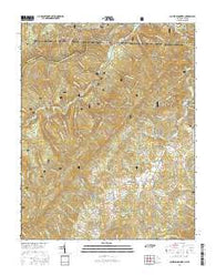 Laurel Bloomery Tennessee Current topographic map, 1:24000 scale, 7.5 X 7.5 Minute, Year 2016