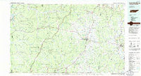 Lawrenceburg Tennessee Historical topographic map, 1:100000 scale, 30 X 60 Minute, Year 1985