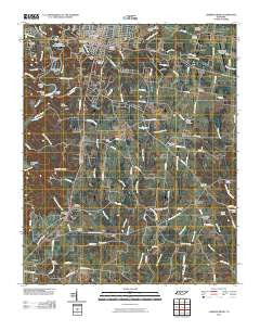 Lawrenceburg Tennessee Historical topographic map, 1:24000 scale, 7.5 X 7.5 Minute, Year 2010