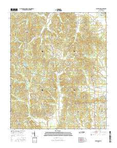 Leapwood Tennessee Current topographic map, 1:24000 scale, 7.5 X 7.5 Minute, Year 2016