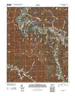 Leatherwood Tennessee Historical topographic map, 1:24000 scale, 7.5 X 7.5 Minute, Year 2010