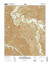 Leatherwood Tennessee Current topographic map, 1:24000 scale, 7.5 X 7.5 Minute, Year 2016