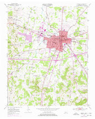 Lebanon Tennessee Historical topographic map, 1:24000 scale, 7.5 X 7.5 Minute, Year 1951